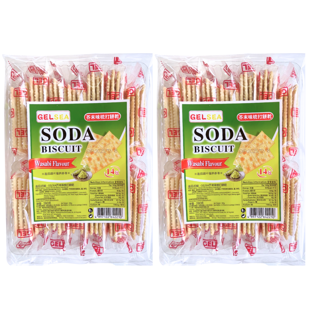GELSEA 梳打餅 (芥未味)   280克   X     2