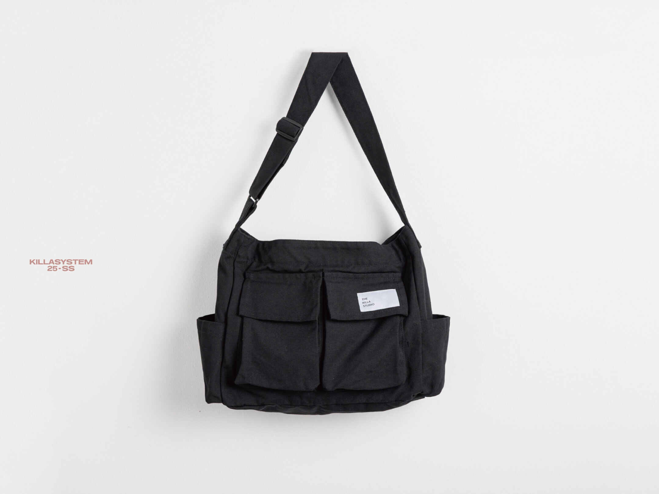 KILLASYSTEM 25S/S CANVAS SHOULDER BAGS