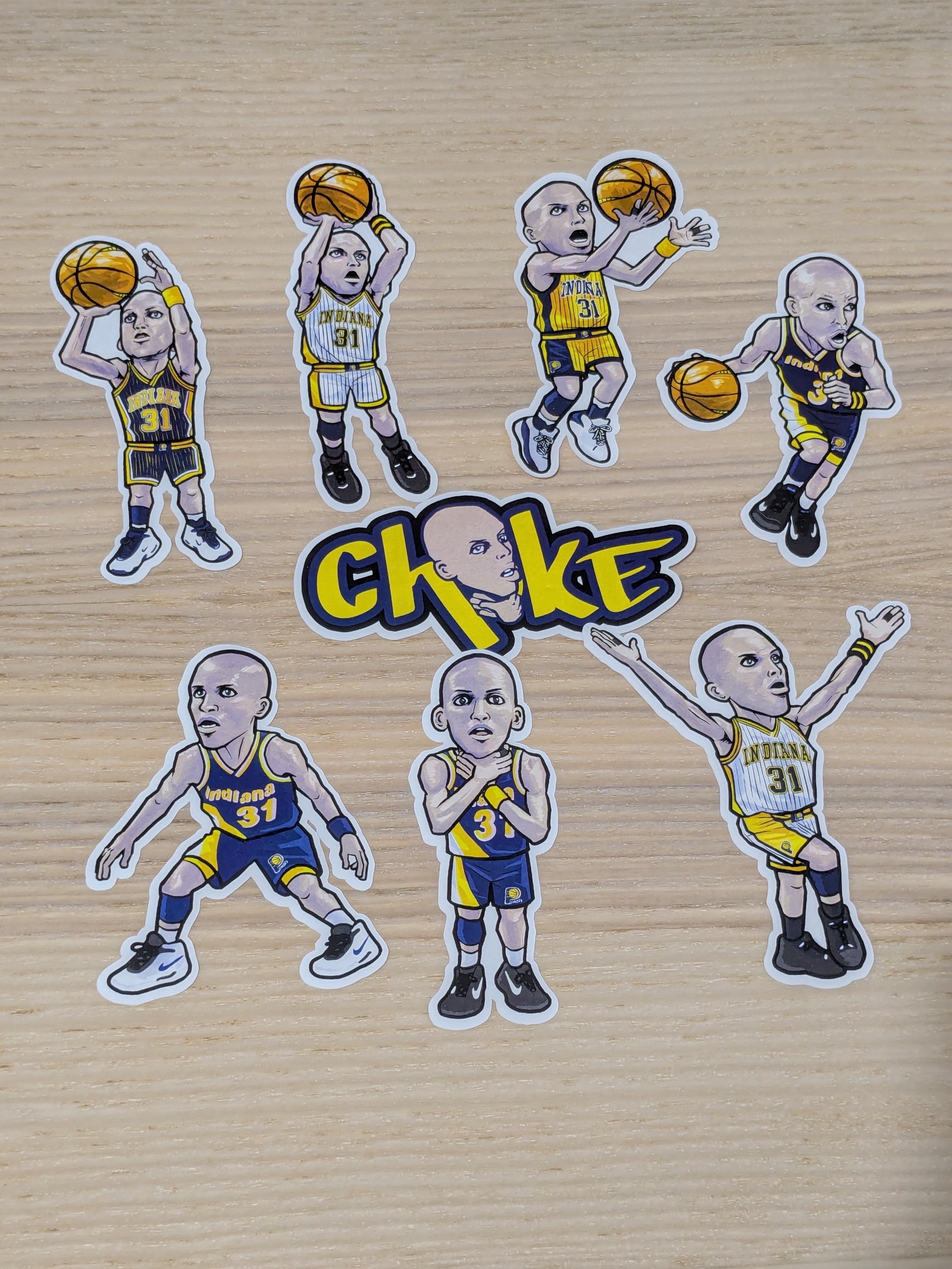 Reggie Miller 貼紙