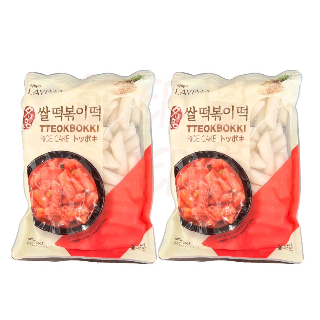 韓國年糕條 (常溫) 500G X  2    (紅)