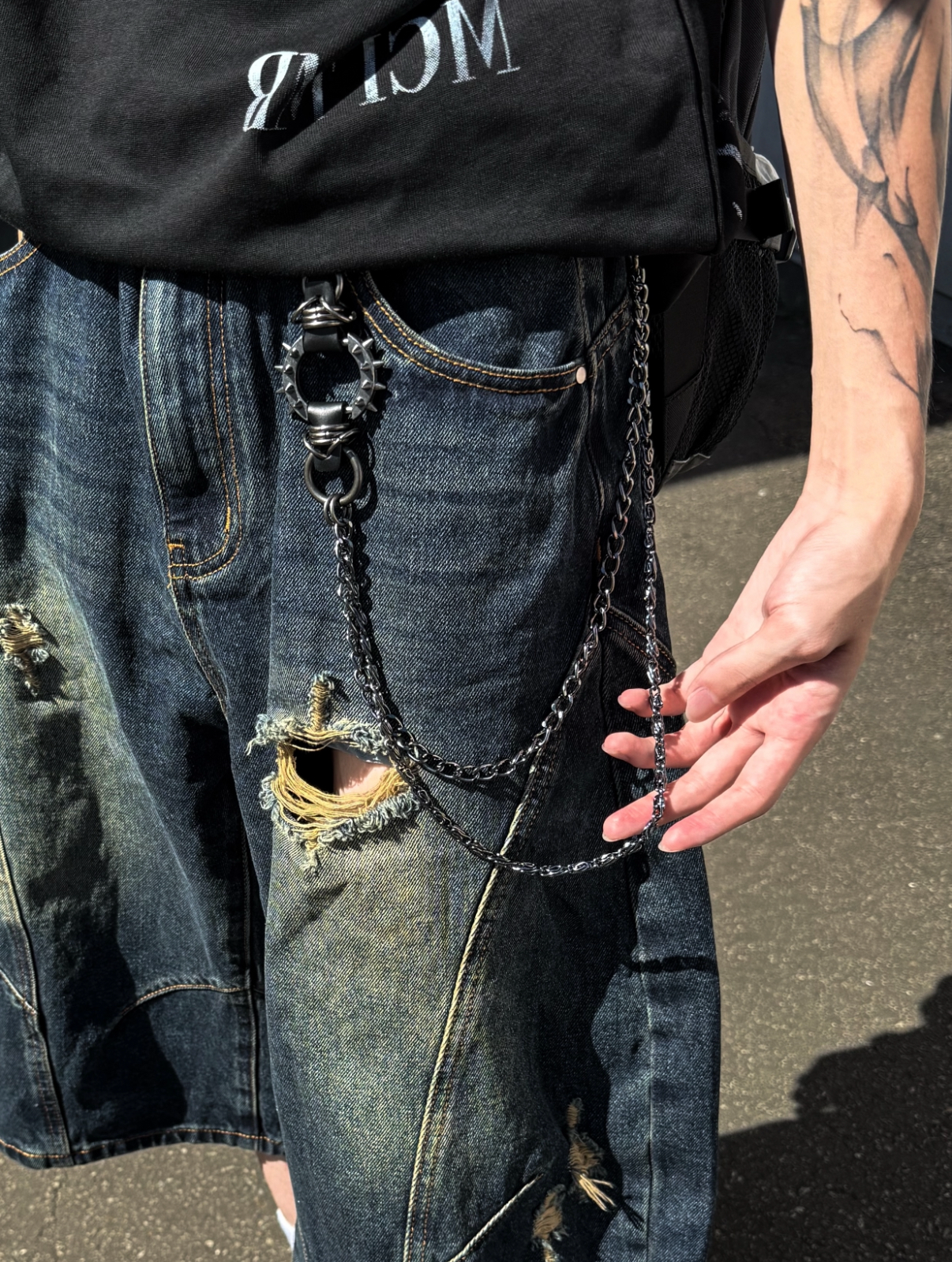 (現貨) 男生必備！痞帥感美式褲鏈