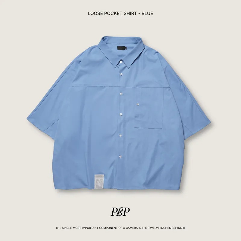 現貨 P.B.P LOOSE POCKET SHIRT