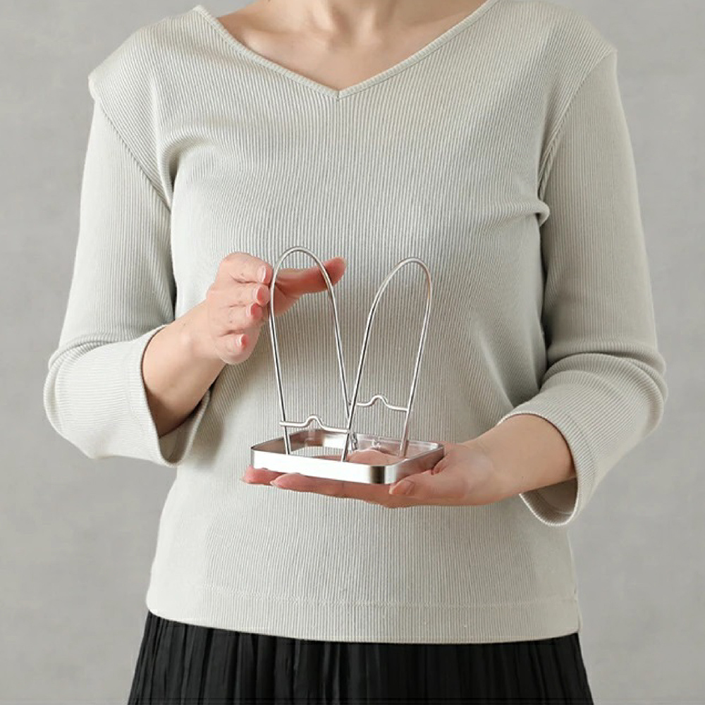 《be worth style》日本製304不鏽鋼V型砧板架