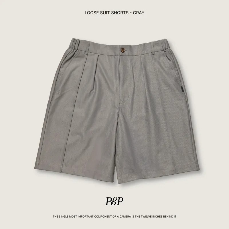 現貨 P.B.P - LOOSE SUIT SHORTS