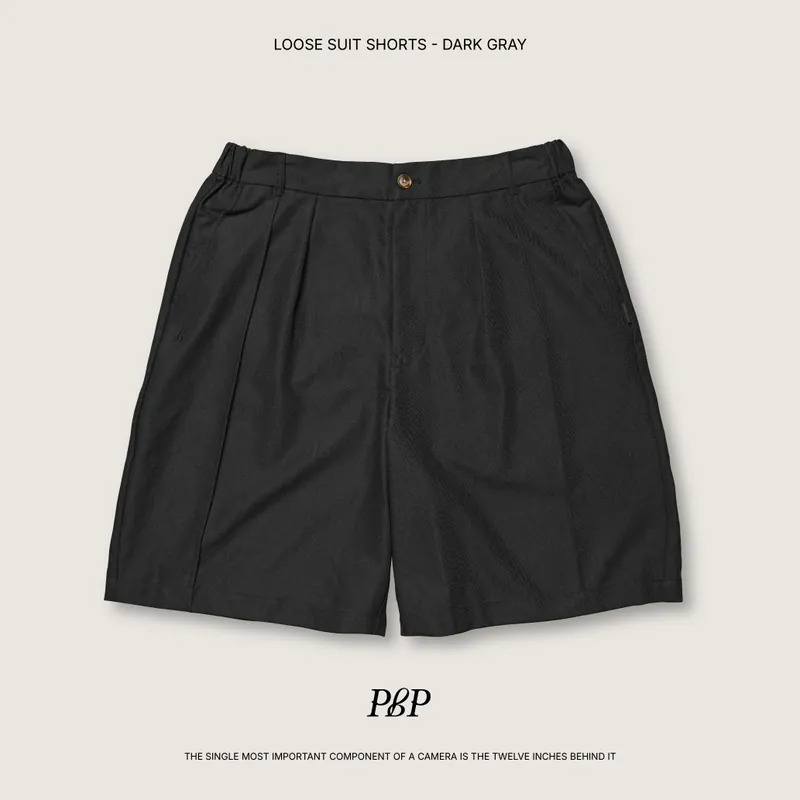 現貨 P.B.P - LOOSE SUIT SHORTS