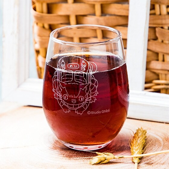 Noritake 玻璃杯 龍貓 貓巴士