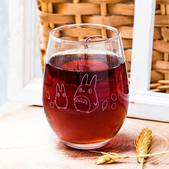 Noritake 玻璃杯 龍貓 貓巴士