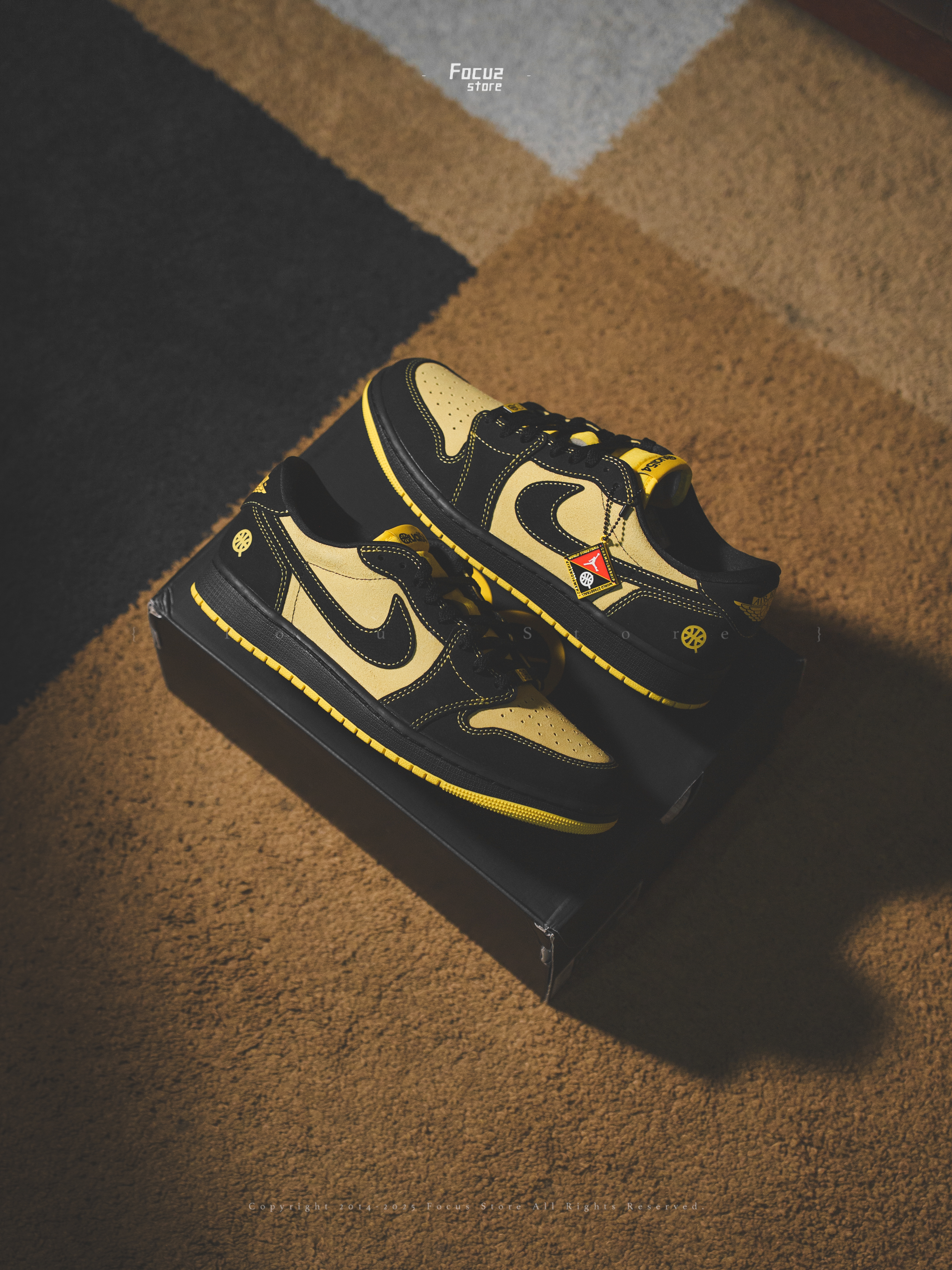 【Focus Store】預購 Quai 54 x Nike Air Jordan 1 Retro Low OG "Black Yellow" 黑黃 IB8836-007