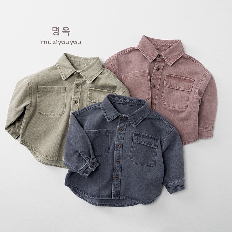 三色百搭襯衫  ꒱ ‧₊˚   ＊薄款圈毛