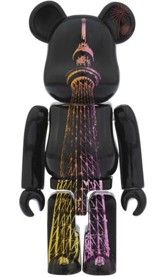 BEARBRICK TOKYO SKYTREE LIGHT UP VERSION 雅風 100%