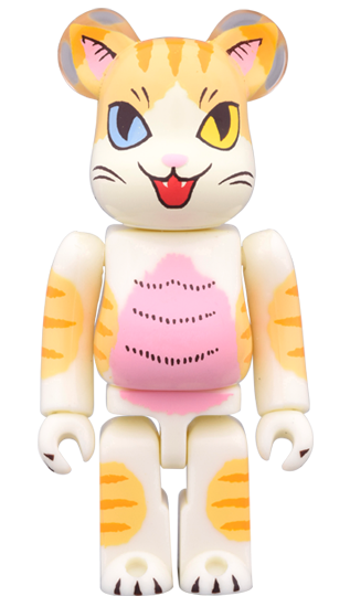 BEARBRICK KONATSUYA NEGORA ODD EYES 小夏貓 化貓怪獸 100%