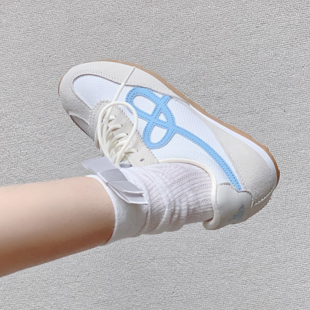 WE FLOWER 25SS 霧藍 小花鞋 德訓鞋 耐磨 輕盈透氣 男女同款