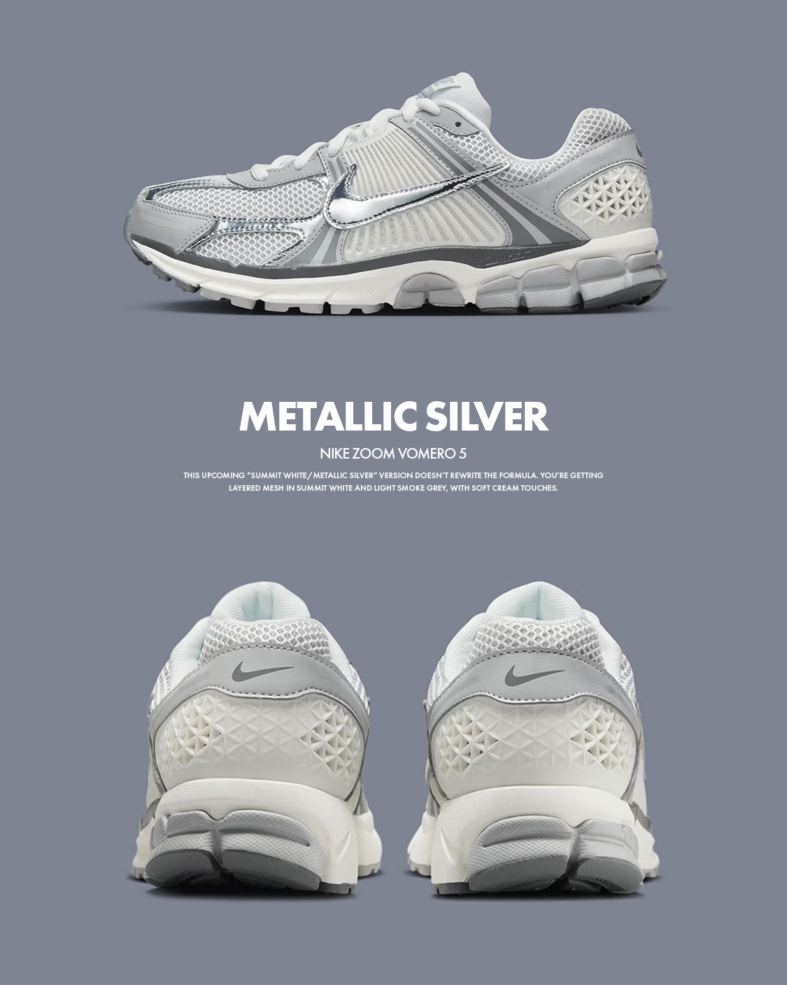 iSNEAKERS｜Nike Zoom Vomero 5 "Metallic Silver" 灰銀 IM2219-121