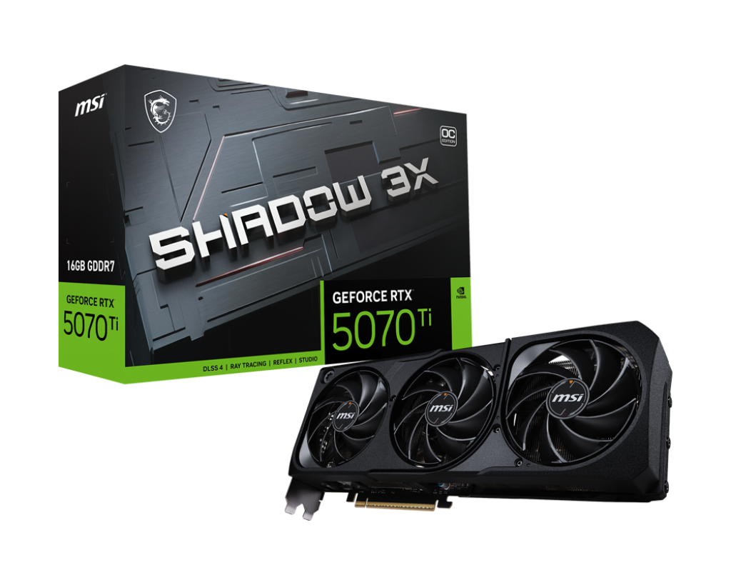 微星 RTX5070Ti 16G SHADOW 3X OC