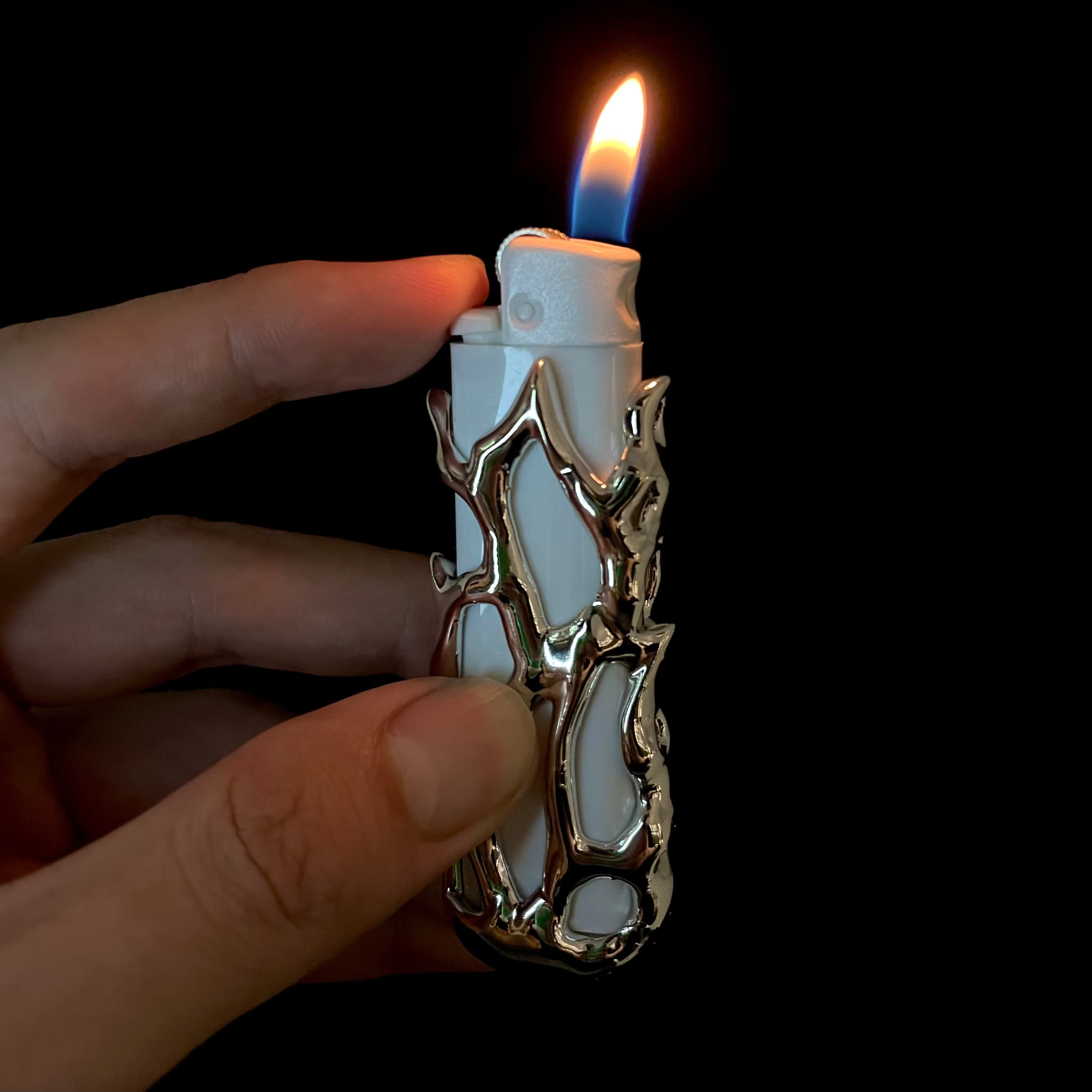 【panq's】Original Lighter Case 01 鍍銀