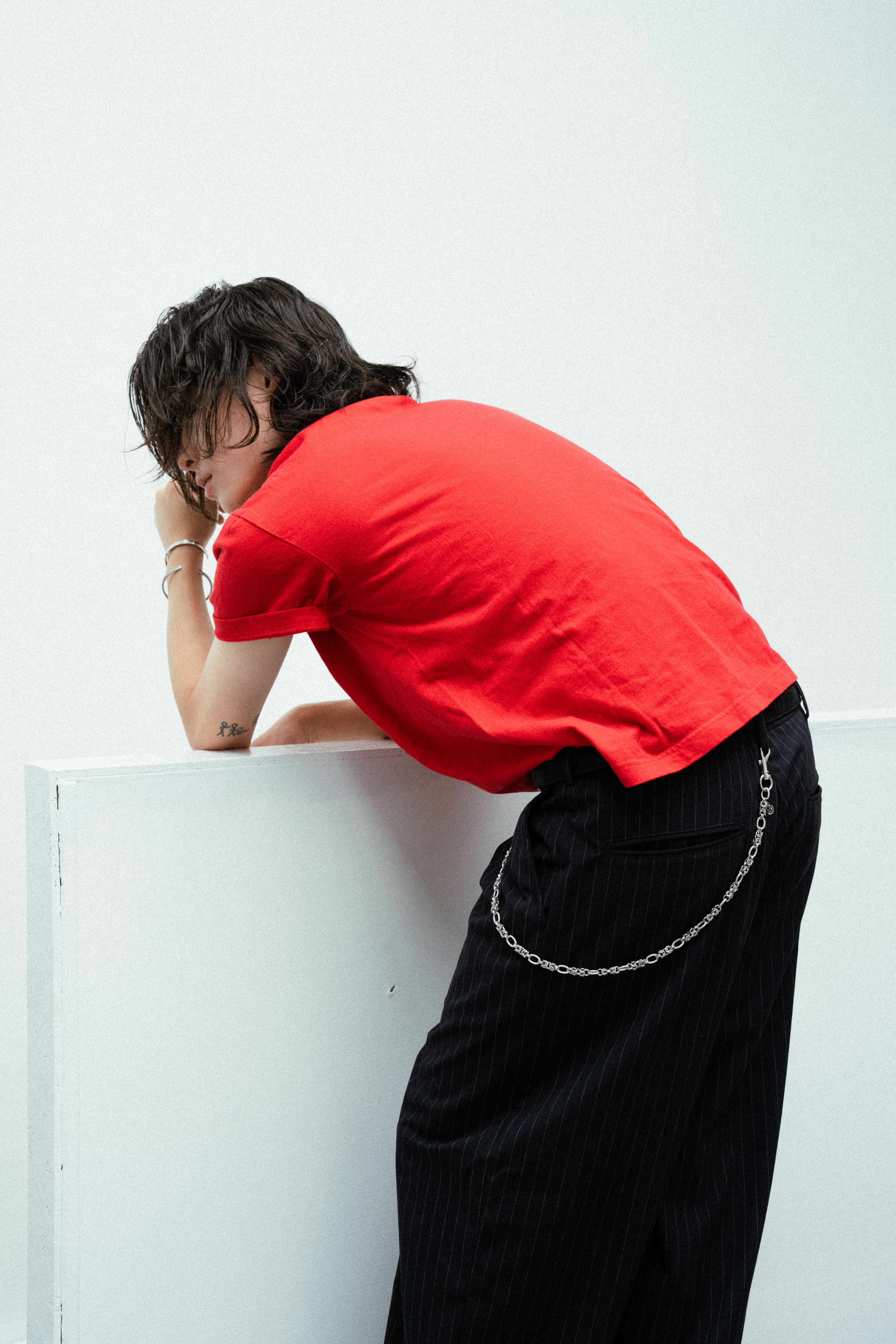 【BLUZ MADE 】| BM09 金屬細紋環節褲鏈