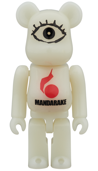 BE@RBRICK MANDARAKE GID Ver. 100％