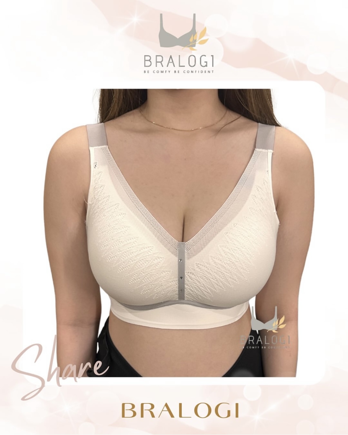 3018 莫代爾透氣零感無鋼圈內衣 M-4XL