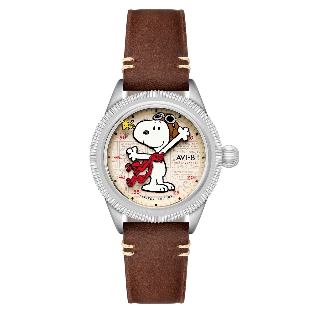 AVI-8 Airmaster 40 Meca-Quartz Peanuts Snoopy Flying Ace Limited Edition AV-4138-01