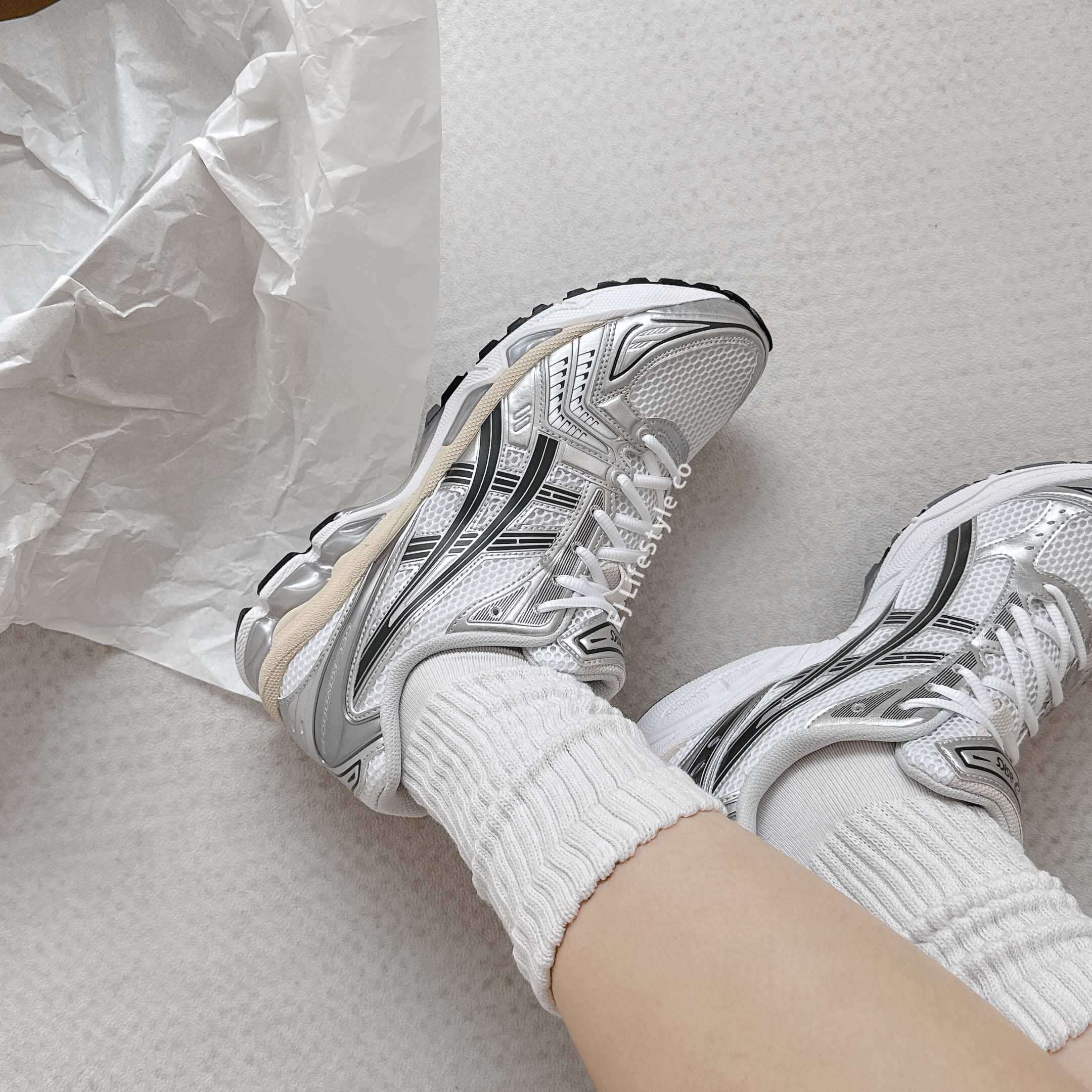 ASICS GEL-KAYANO 14 "White Graphite Grey" 白銀 灰銀 奶油 復古 Y2K 男女鞋 1203A537-110 / 現+預