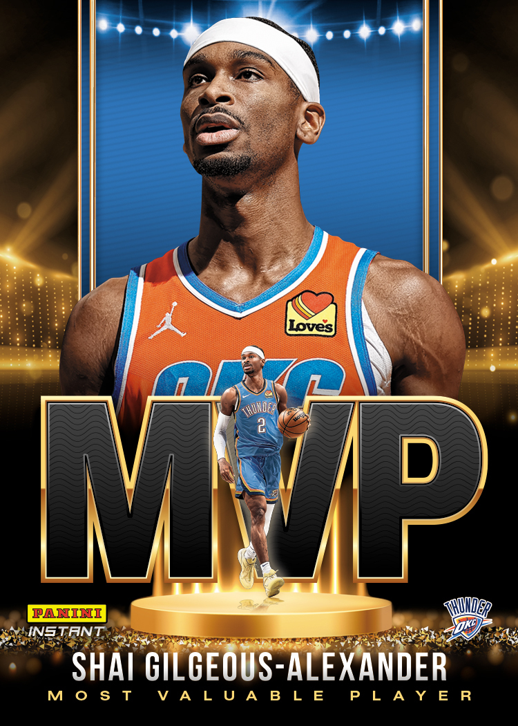 Shai Gilgeous-Alexander - 2024-25 Panini Instant NBA 球員卡 #AW-MVP