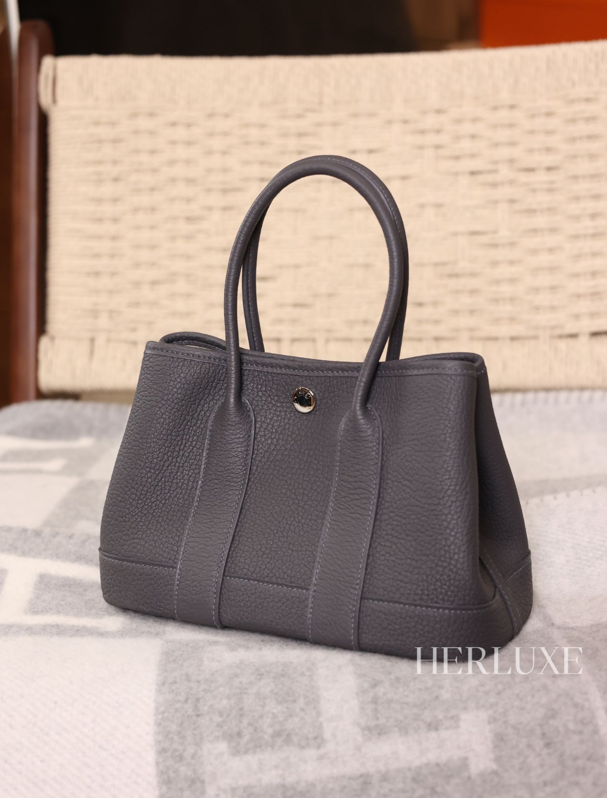 Garden party neo 85 Ardoise leather K