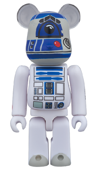 BEARBRICK STAR WARS R2-D2 ANA JET 100%