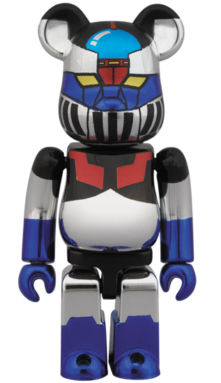 BEARBRICK Mazinger Z Chrome Ver. 鐵甲萬能俠 電鍍版 100%