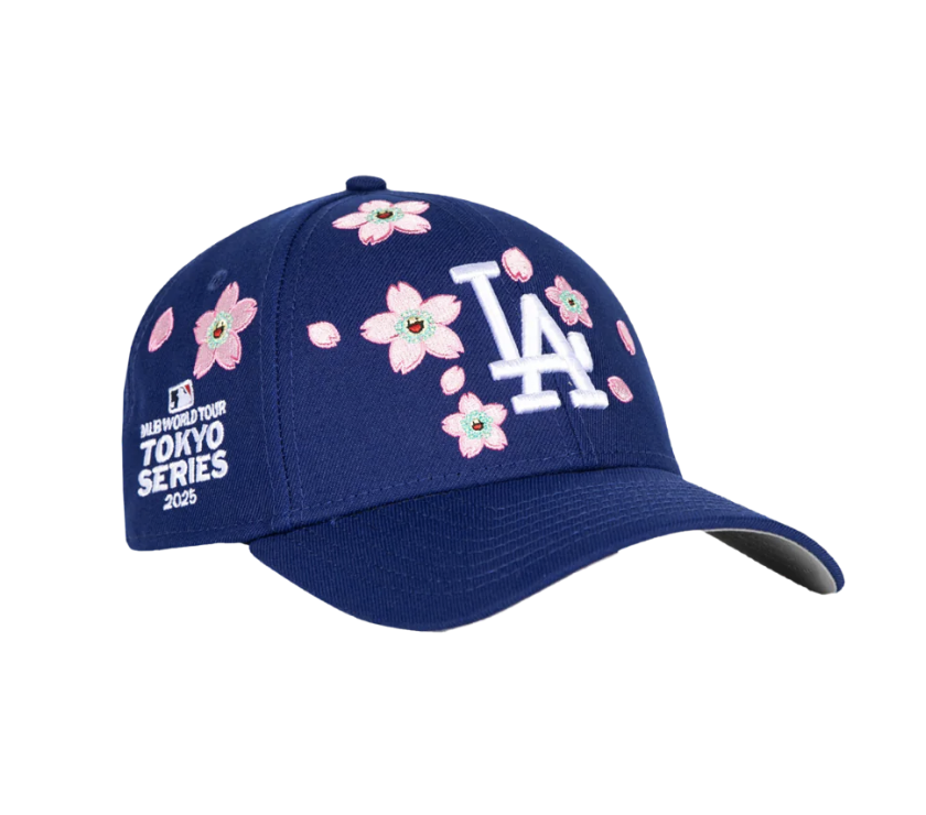 Takashi Murakami + MLB World Tour Tokyo Series 2025 New Era 9Forty Dodgers Strapback Hat 排扣 硬挺 棒球帽 村上隆 道奇 大谷翔平 老帽 帽子 現貨
