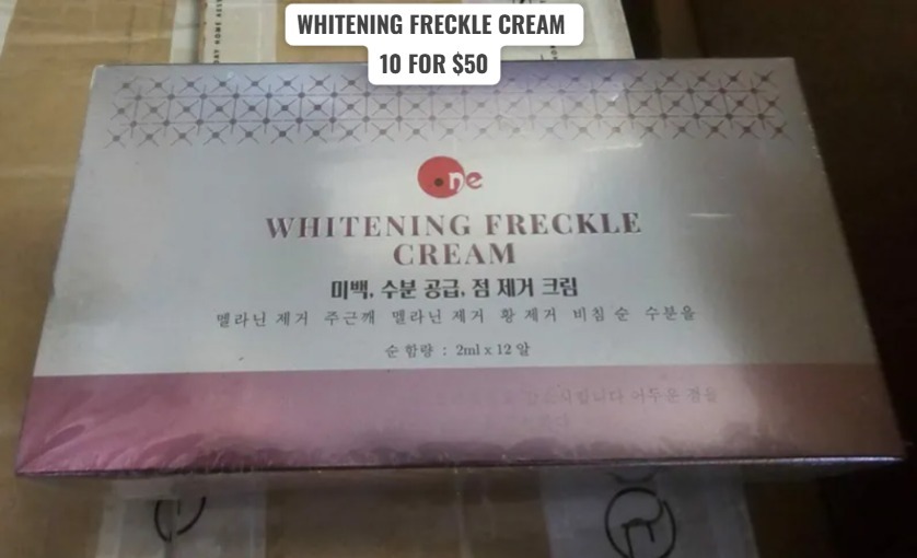 10 WHITENING FRECKLE CREAM