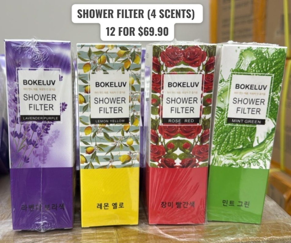 12 SHOWER FILTER (4 SCENTS)