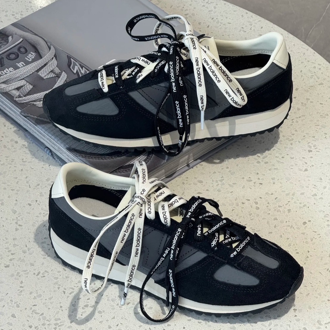 New Balance NB 471 麂皮 黑灰 高質感黑色 miumiu 風 張員瑛 李知恩同款 U471 U471AQ