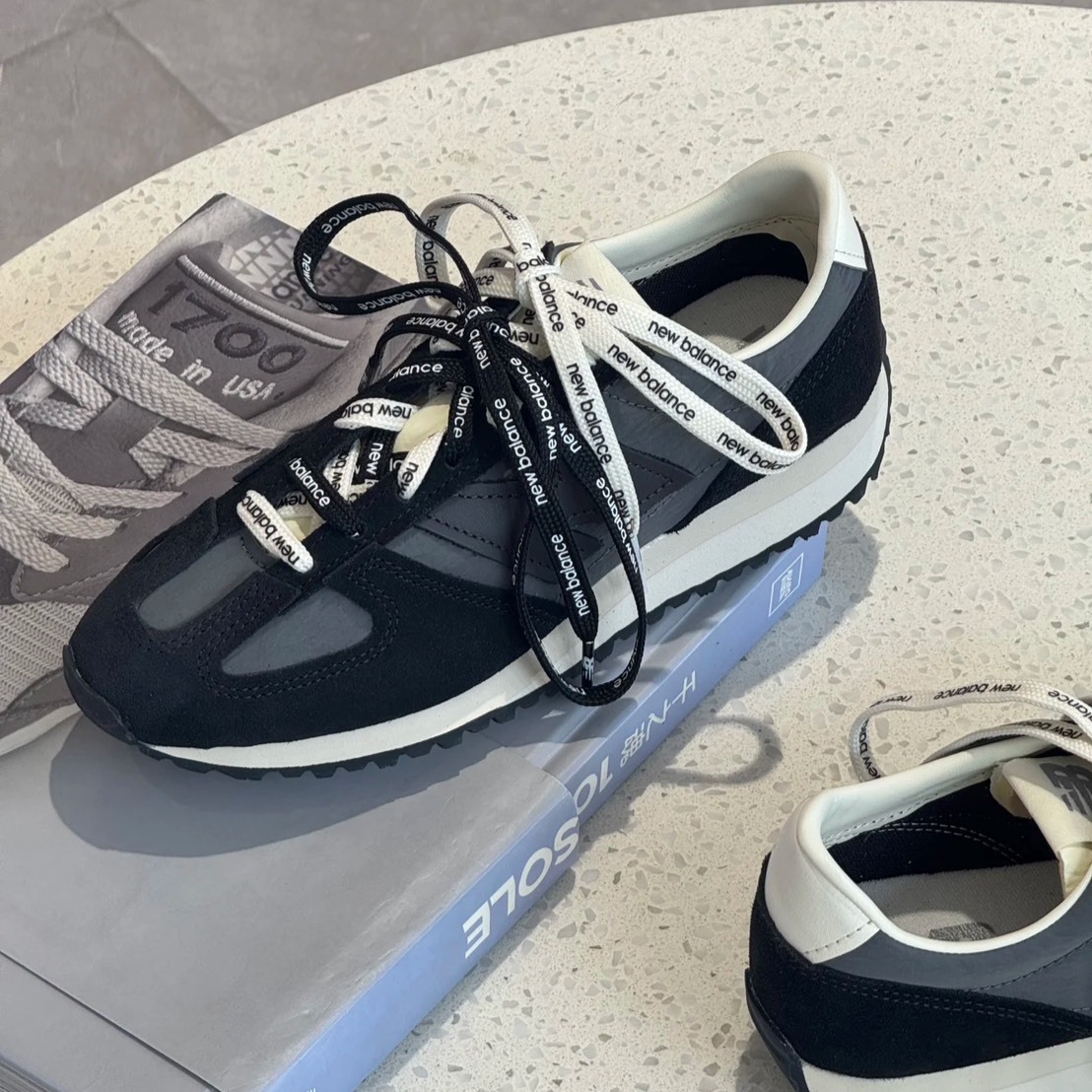 New Balance NB 471 麂皮 黑灰 高質感黑色 miumiu 風 張員瑛 李知恩同款 U471 U471AQ
