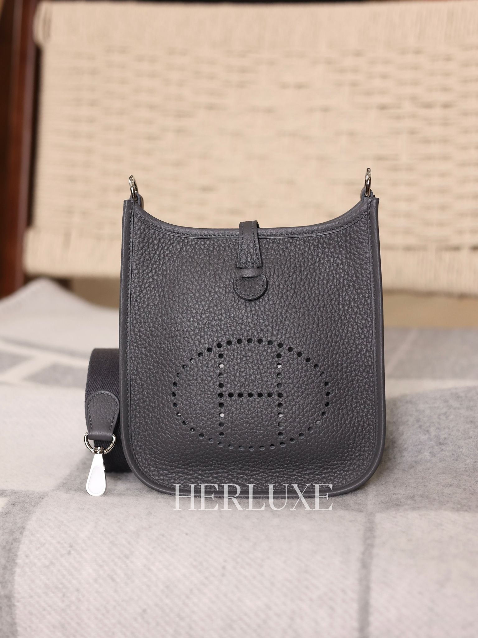 Evelyne mini 85 Ardoise ck tc K (一代：肩帶長105cm)