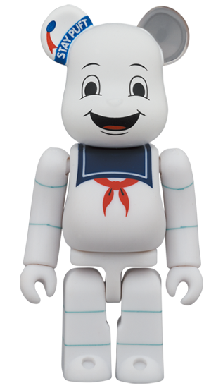 BEARBRICK GHOSTBUSTERS STAY PUFT MARSHMALLOW MAN 100％
