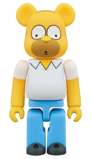 BEARBRICK THE SIMPSONS HOMER SIMPSON 100％