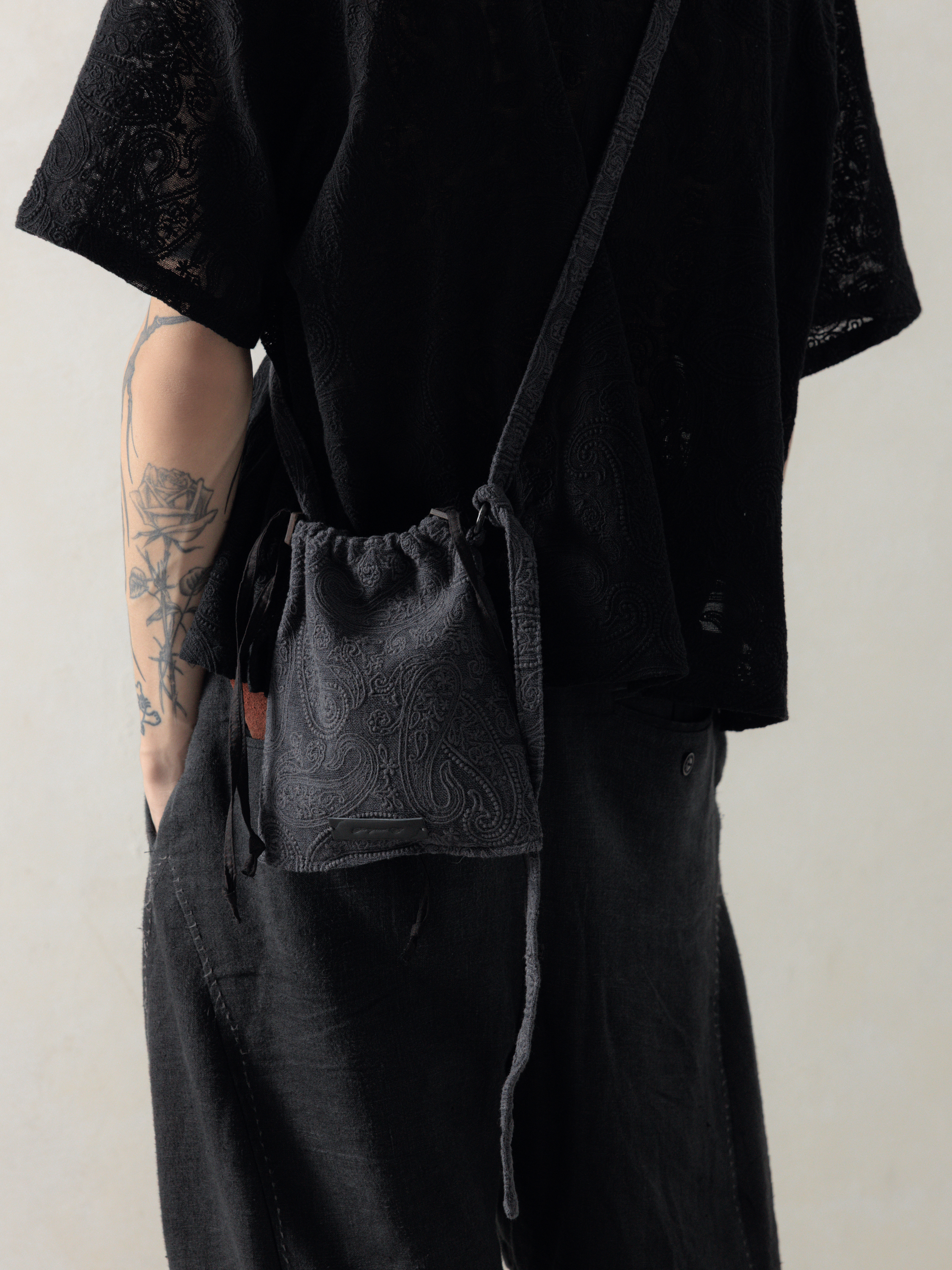 Professor.E｜Lace Drawstring Bag