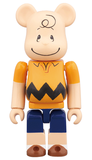 BEARBRICK PEANUTS CHARLIE BROWN 100％