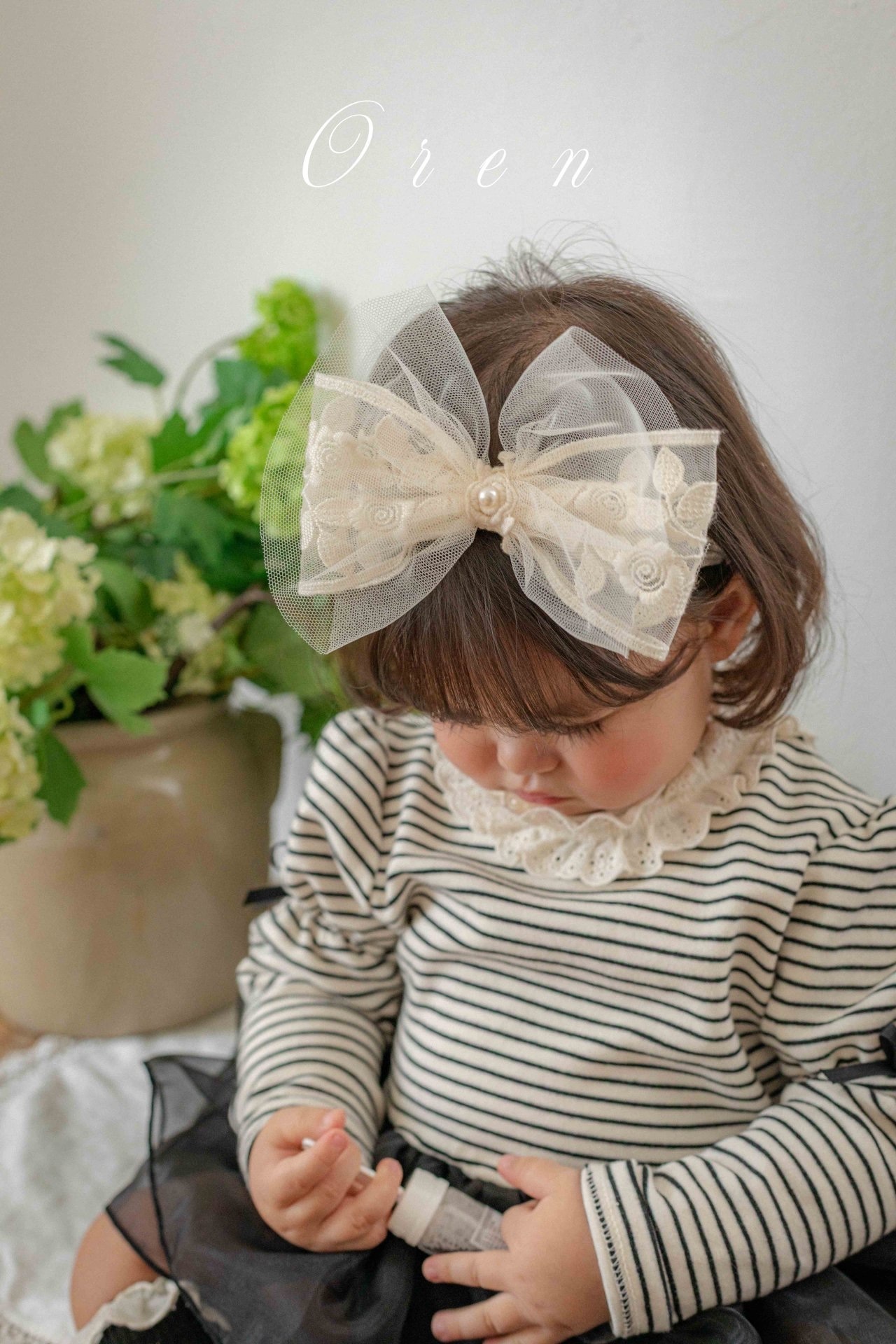 Oren Rose Ribbon Hairband
