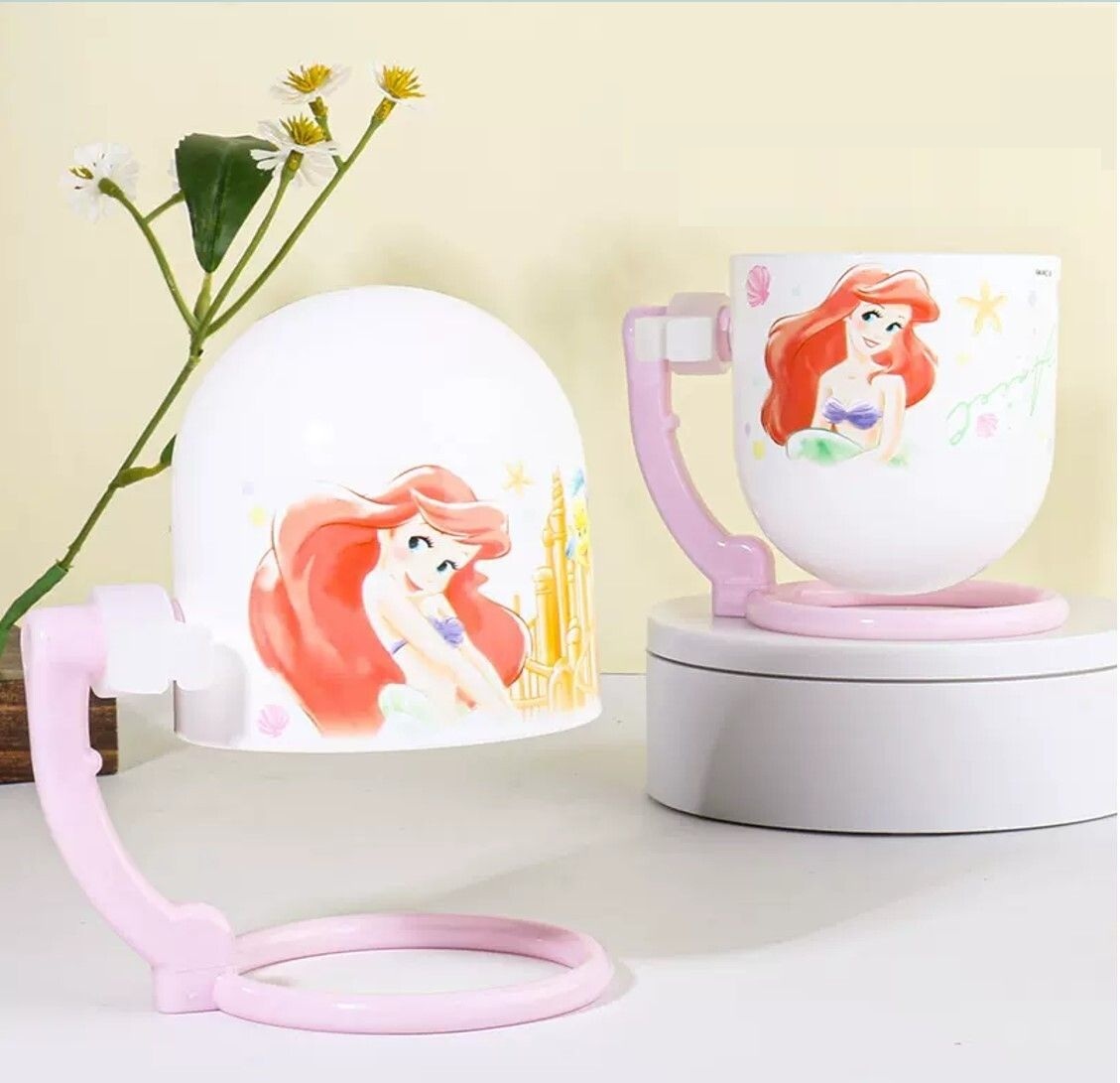 迪士尼公主 - 兒童漱口杯 (旋轉)|美人魚