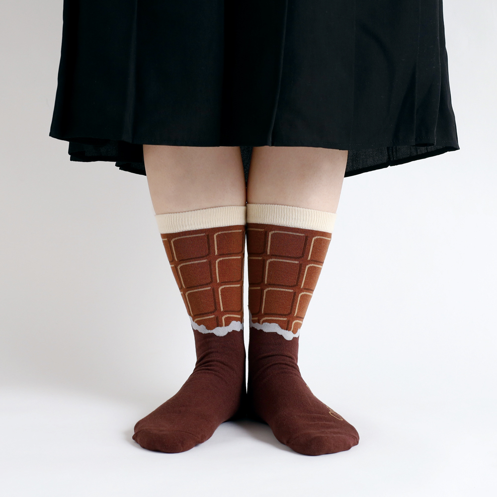 巧克力 襪子 ｜日本STUDY HOLIC