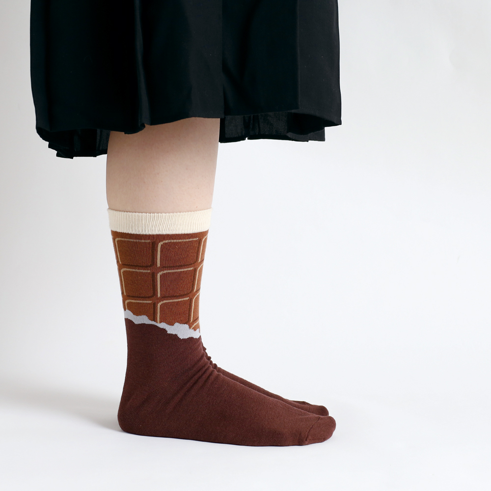 巧克力 襪子 ｜日本STUDY HOLIC