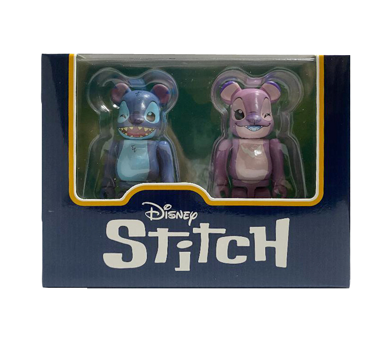 BEARBRICK STITCH & ANGEL 100% BOX SET
