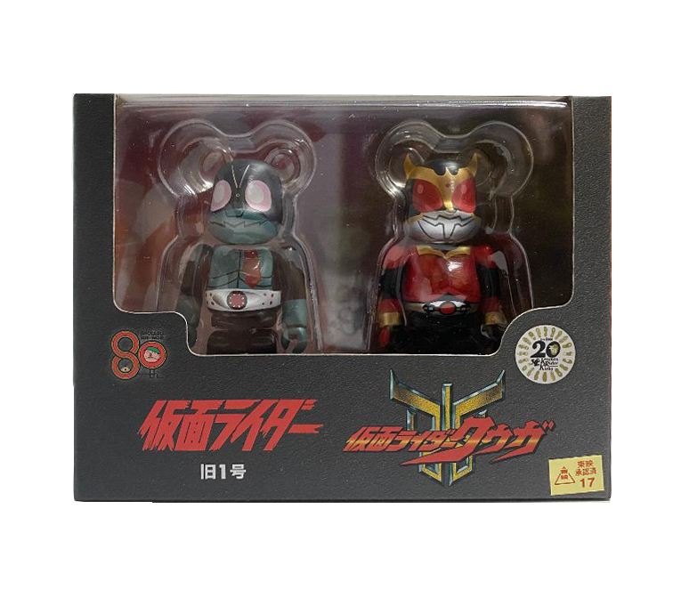 BEARBRICK 仮面舊一號 & 古加 100% BOX SET
