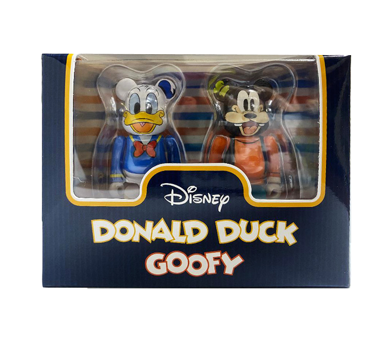 BEARBRICK DONALD DUCK & GOOFY 100% BOX SET