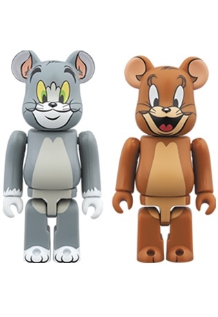 BEARBRICK TOM and JERRY 100% BOX SET