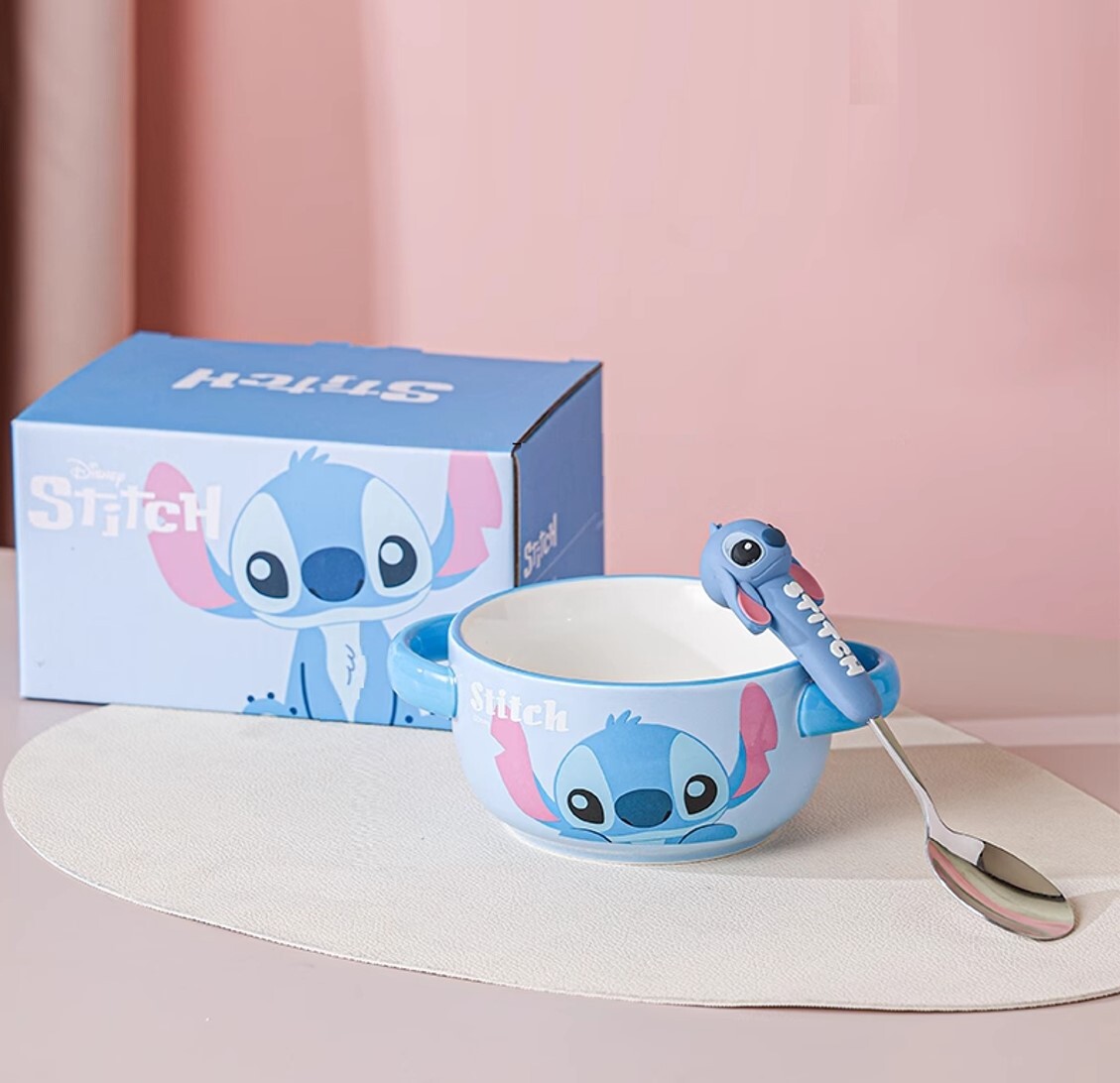 迪士尼史迪仔湯碗連匙套裝
