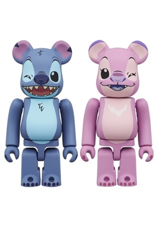BEARBRICK STITCH & ANGEL 100% BOX SET