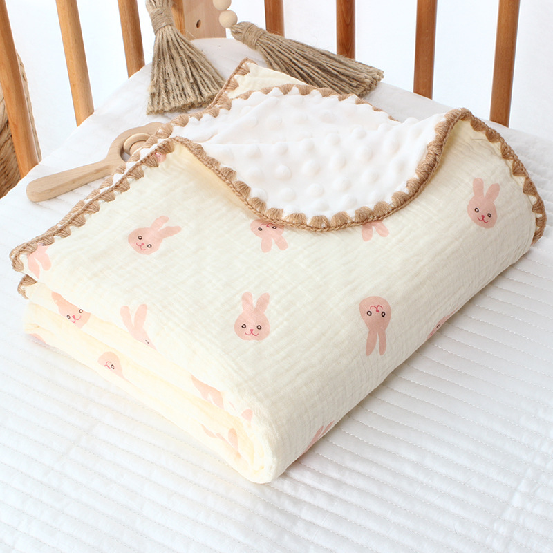 六層紗布安撫豆毯110x110cm