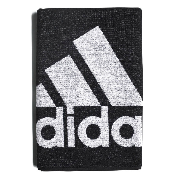 Adidas Towel S 50×100cm DH2860 毛巾 運動 健身 吸水 吸汗 舒適 快乾 黑白 小